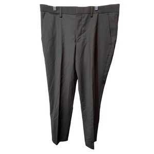 Express Extra Slim Stretch‎ Wrinkle Resistant Dress Pants 32x30 Black Wool Blend
